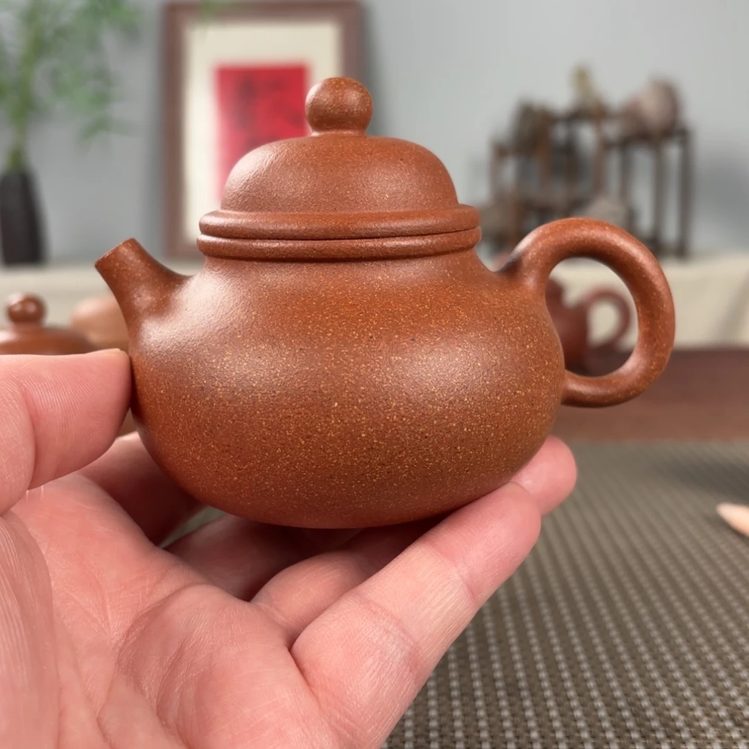 紫砂茶壶黄龙山原矿紫砂壶190