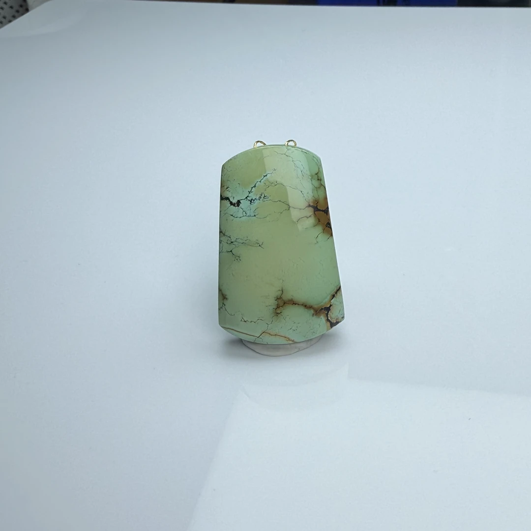 天然原矿高瓷水草纹无事牌瓷釉级无事牌