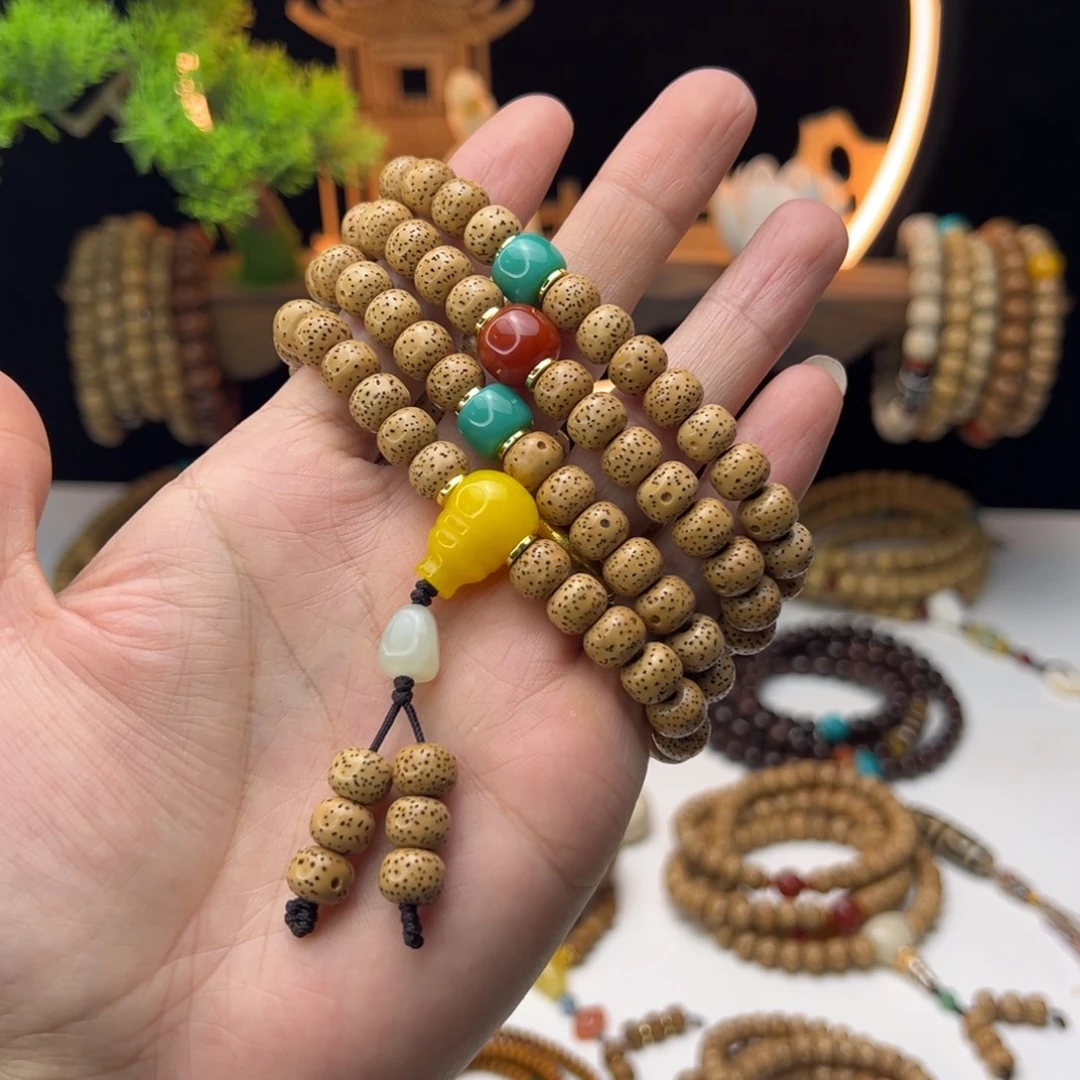 星月菩提吊坠星月菩提老陈籽8×6