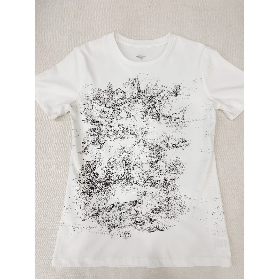 【susu】春夏透气休闲百搭宽松圆领T恤