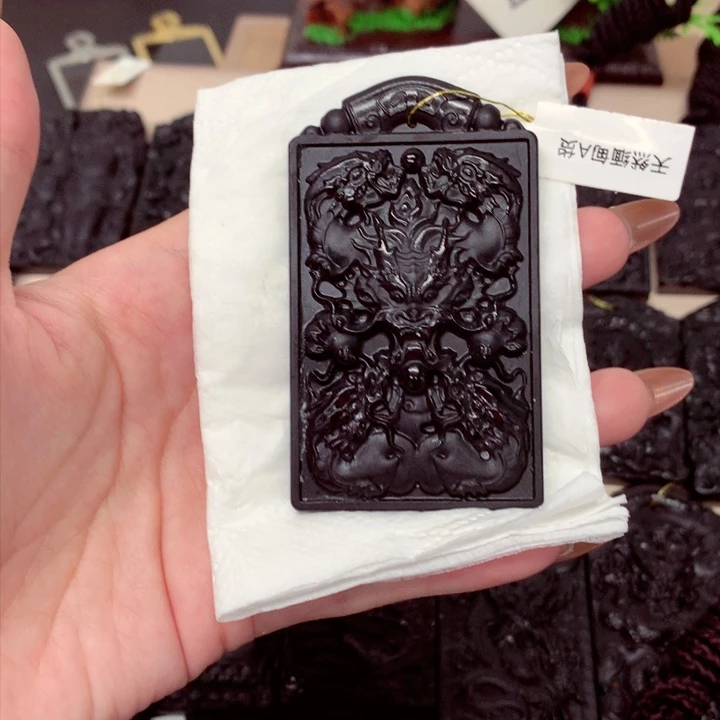 用****4天然a货钢琴黑挂件