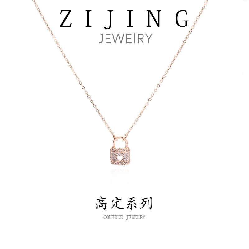 铜合金项链 CC6310 高定项链 抽拉调节62CM