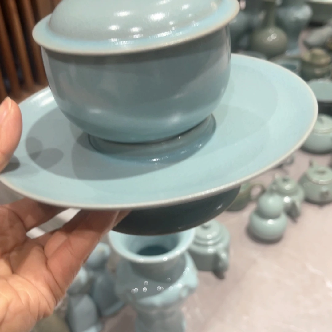 杯子瓷仿古一级盖碗哈啊啊啊