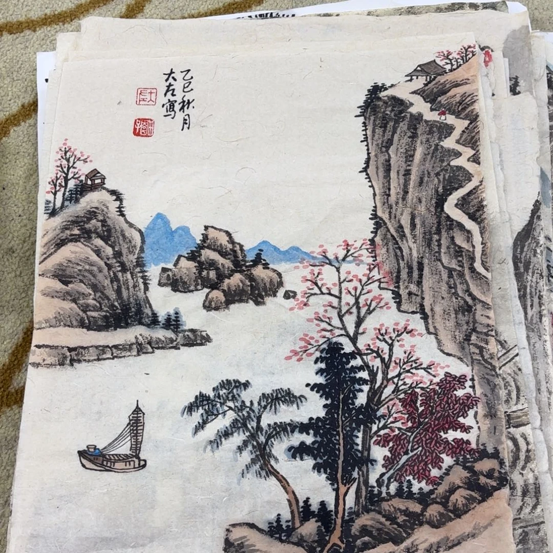 国画国画大左老师作品刘