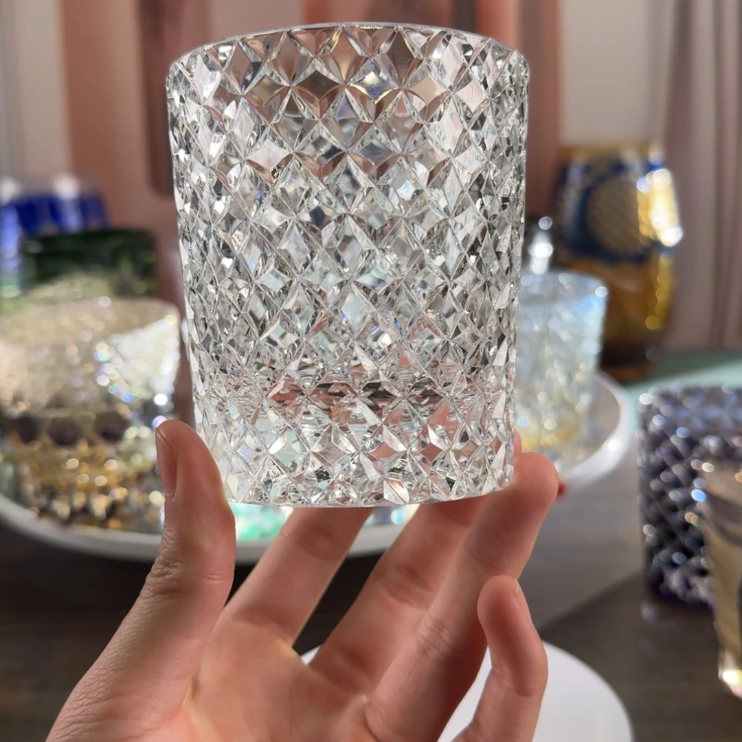 水晶玻璃宽口款七宝
