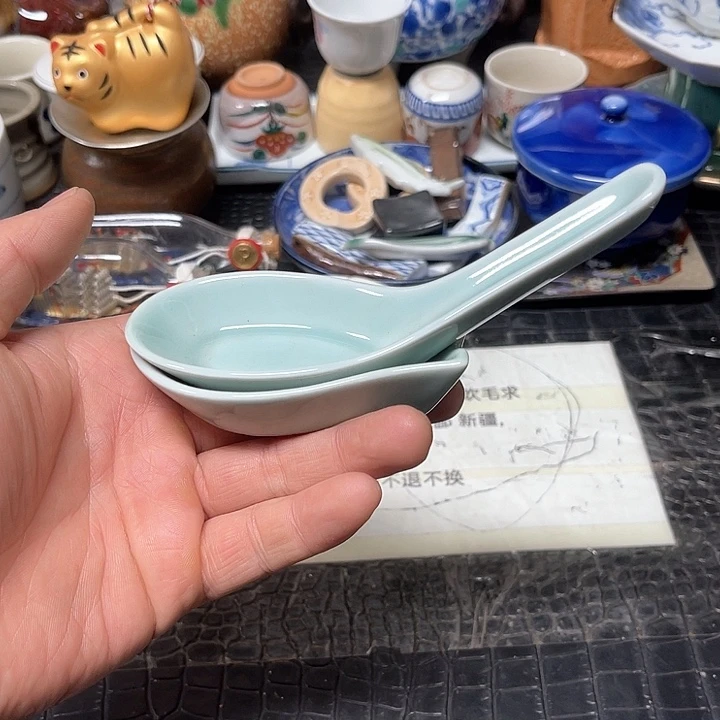 瓷片啾啾日瓷中古陶瓷工艺品