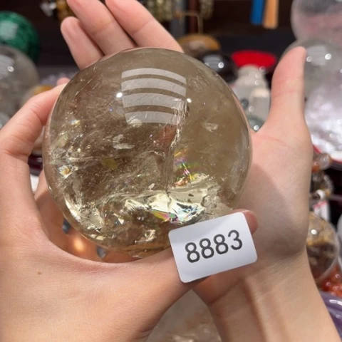 【闪购商品】未镶嵌大型摆件（非配饰）水晶麦*