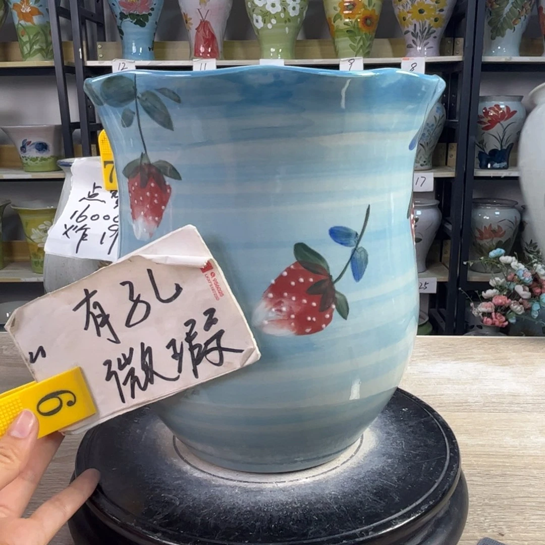 罐1tc景德镇陶瓷花盆