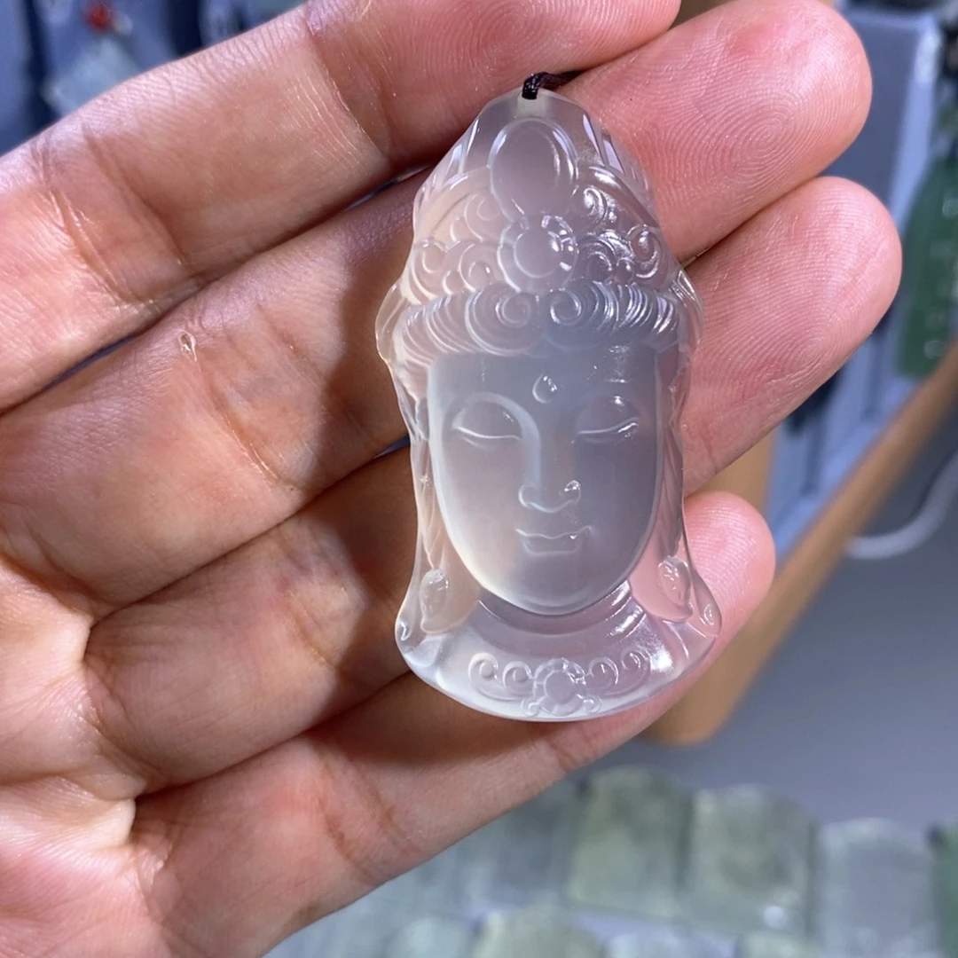 未镶嵌岫玉吊坠杨***8