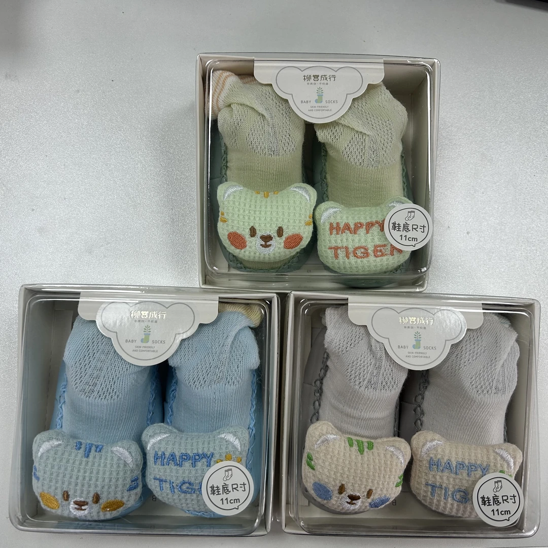 322婴儿鞋袜夏季防掉学步袜子春夏室内软底宝宝地板袜初生0一3月