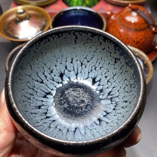 茶盏建盏主人杯茶壶盖碗品茗杯011