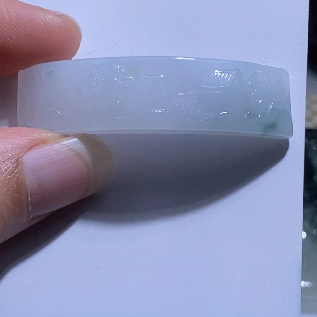 翡翠未镶嵌手链手牌