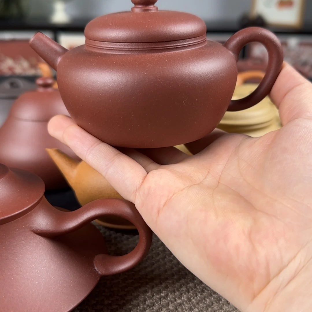 奉***叔茶壶紫砂微瑕百纳