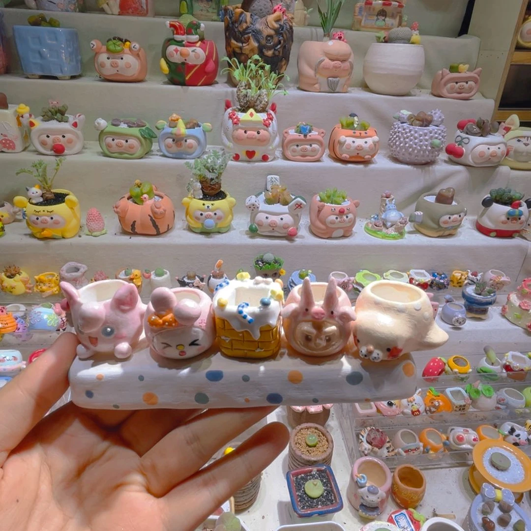041纯手工制作重工盆盆25一个