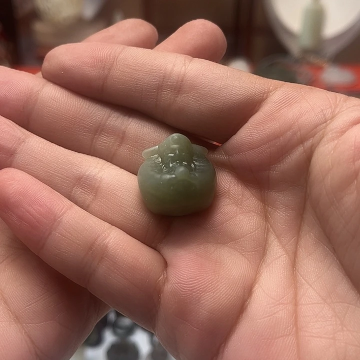 颈饰未镶嵌和田玉财神吊坠