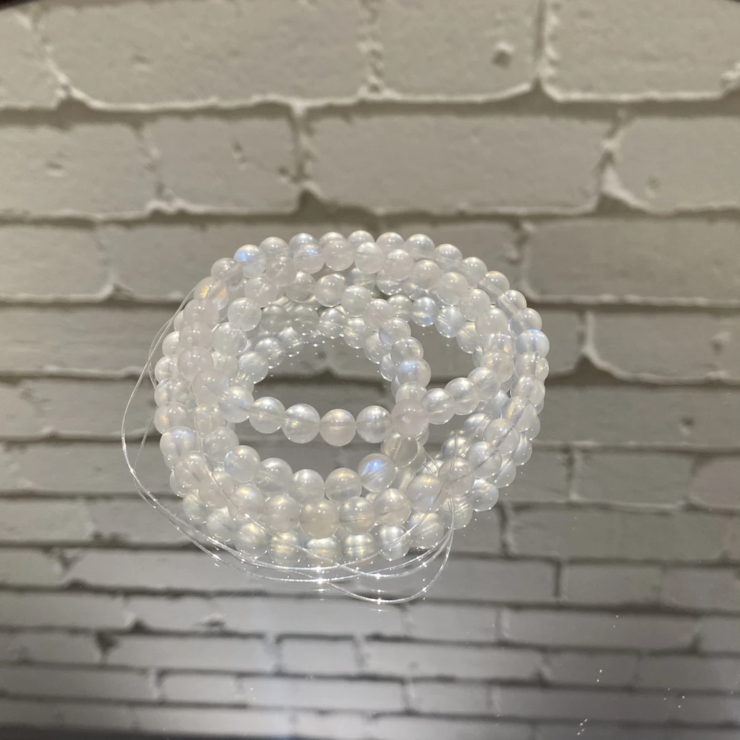 非金属莫桑石手链 【三圈蓝月光】小众百搭设计感时尚个性手链