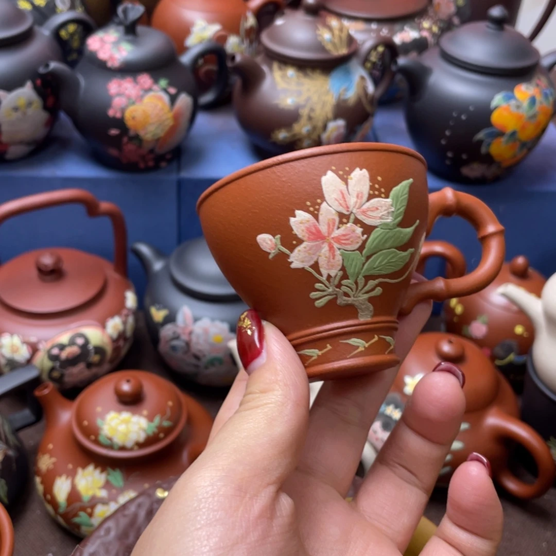 茶杯紫砂紫砂主人杯80cc