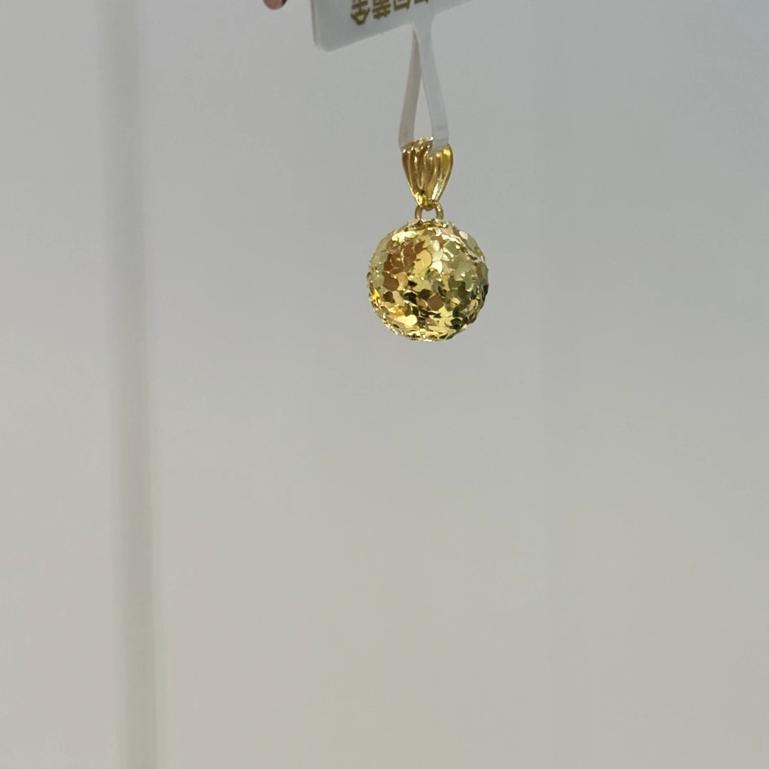 新年上新-江F【有求必应（碎冰）吊坠】--足金999精工5G