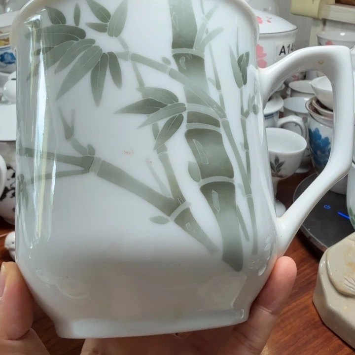 醴陵手绘老板王杯缺盖