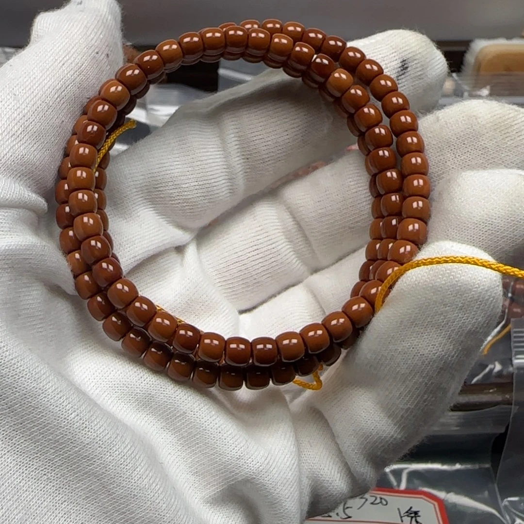 橄榄核手串老挝长串极限弧福利5.0mm