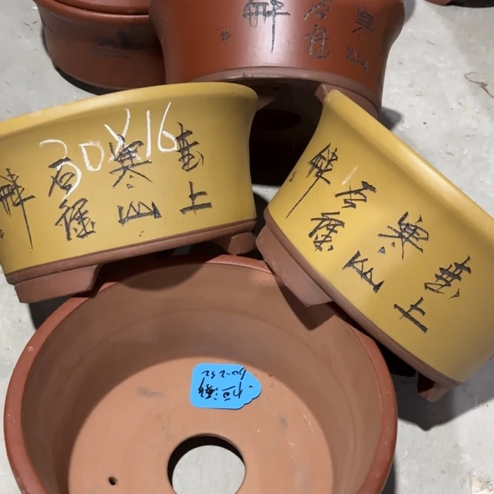 紫砂花盆100-4。 30-16。