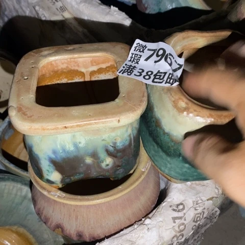 年***糕罐7967 微瑕38包邮景德镇陶瓷