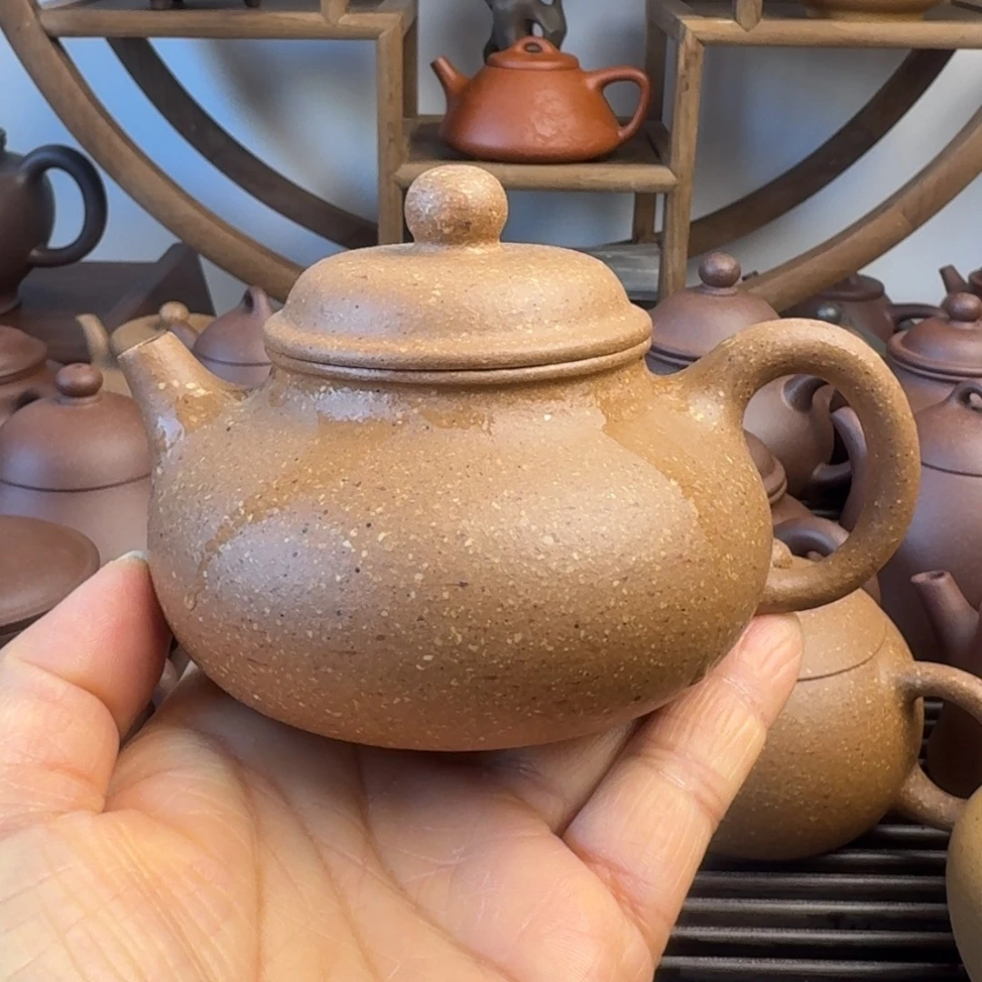 茶壶紫砂190cc容天梨皮段泥