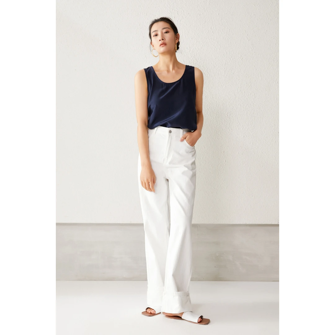 福利款 08 真丝宽吊带背心（直播专享）