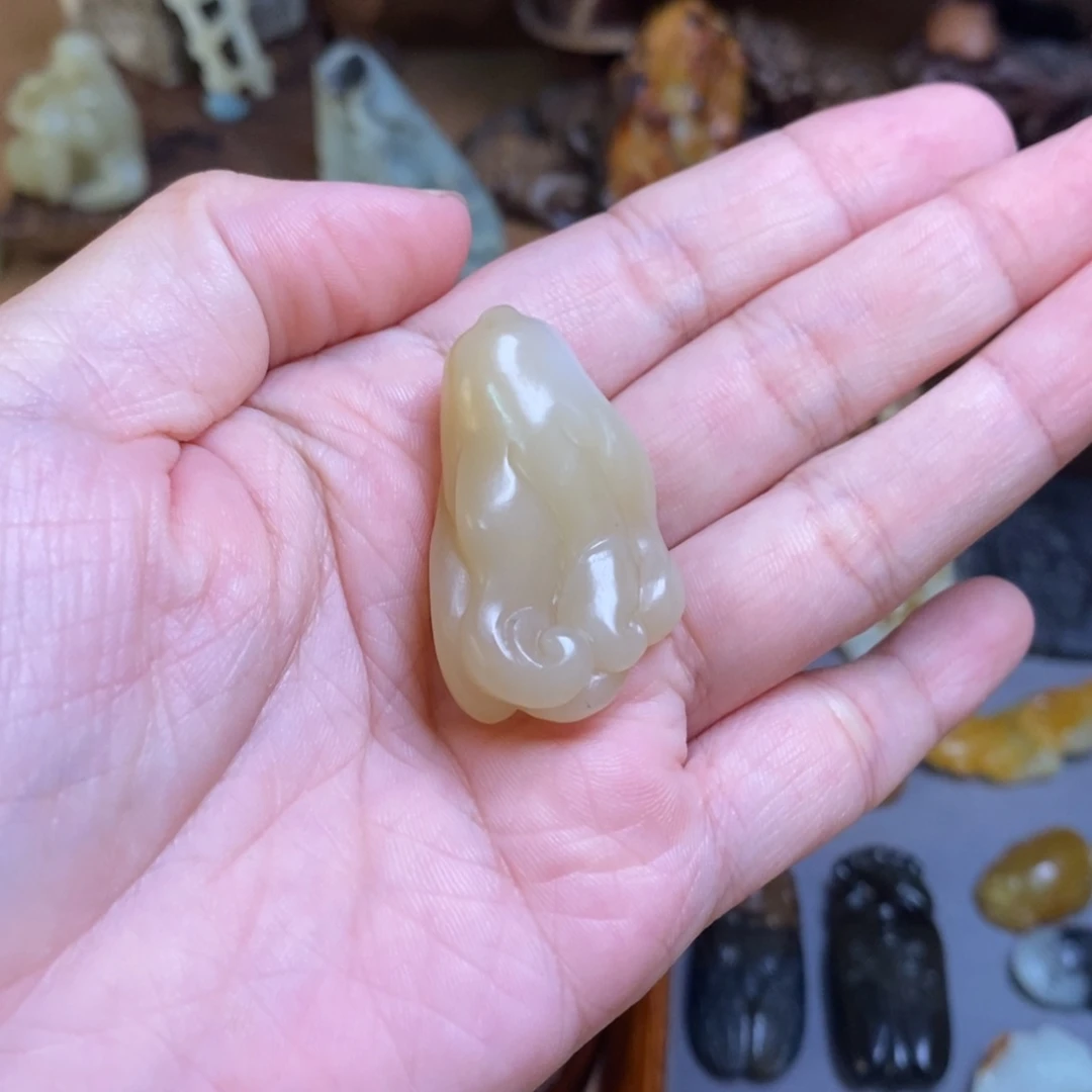 未镶嵌和田玉挂件佛手瓜