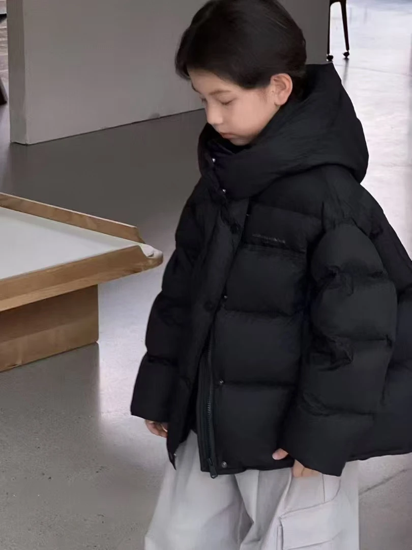 羽绒服女童装秋冬季市场女装休闲加厚连帽