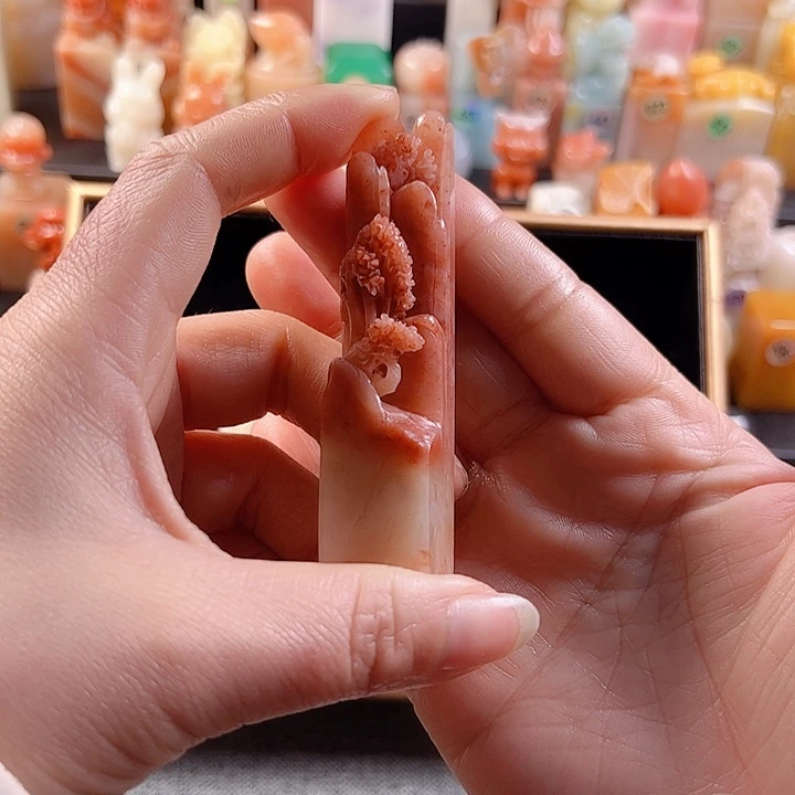 老挝石印石逸**1.9厘米，包刻