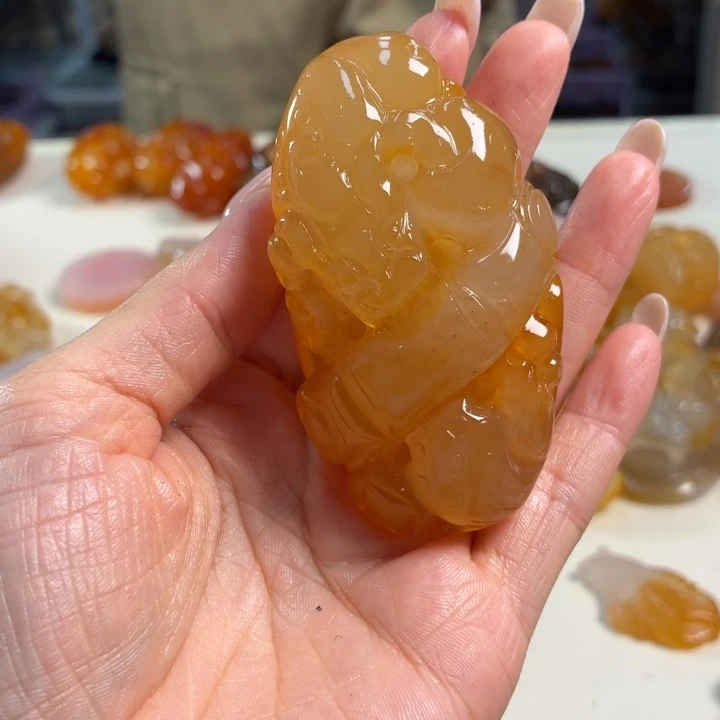 玛瑙/玉髓未镶嵌吊坠(不含链)