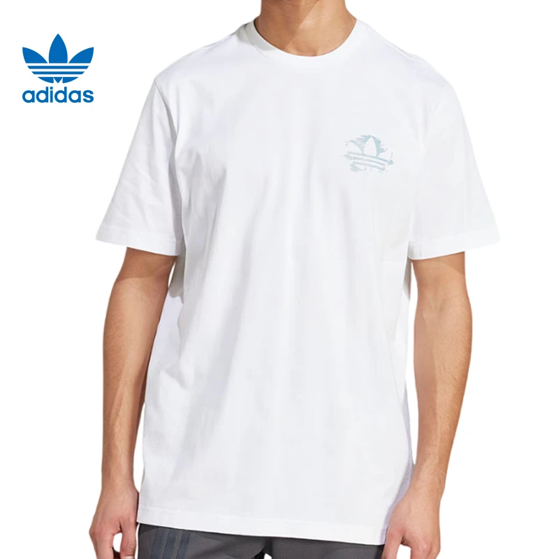 adidas阿迪达斯【大】三叶草男子运动休闲短袖T恤KC4956