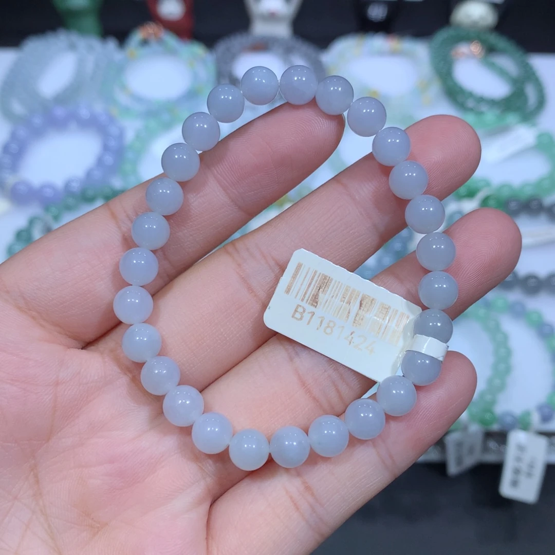 未镶嵌手串翡翠天然