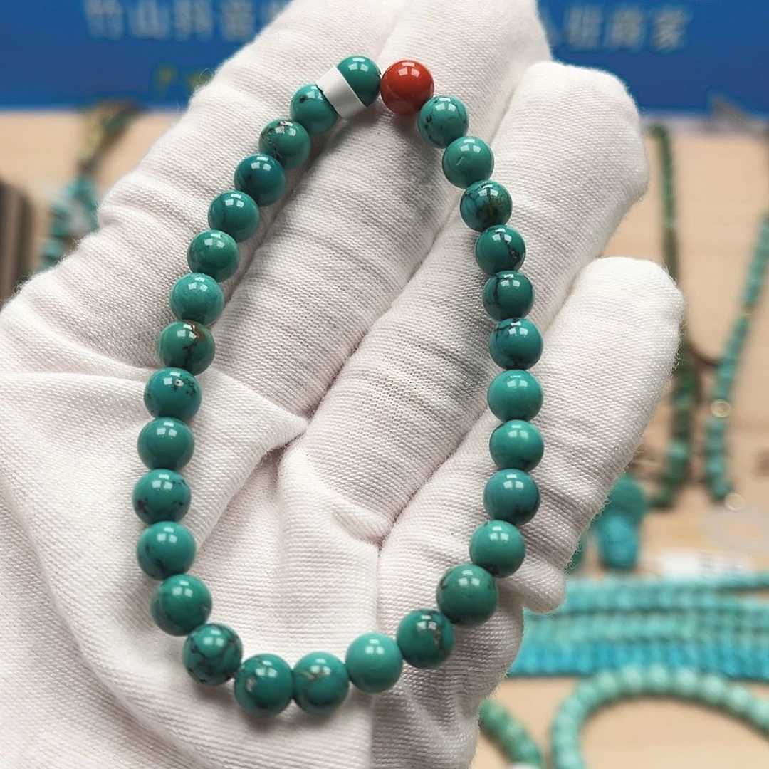 绿松石圆珠未镶嵌
