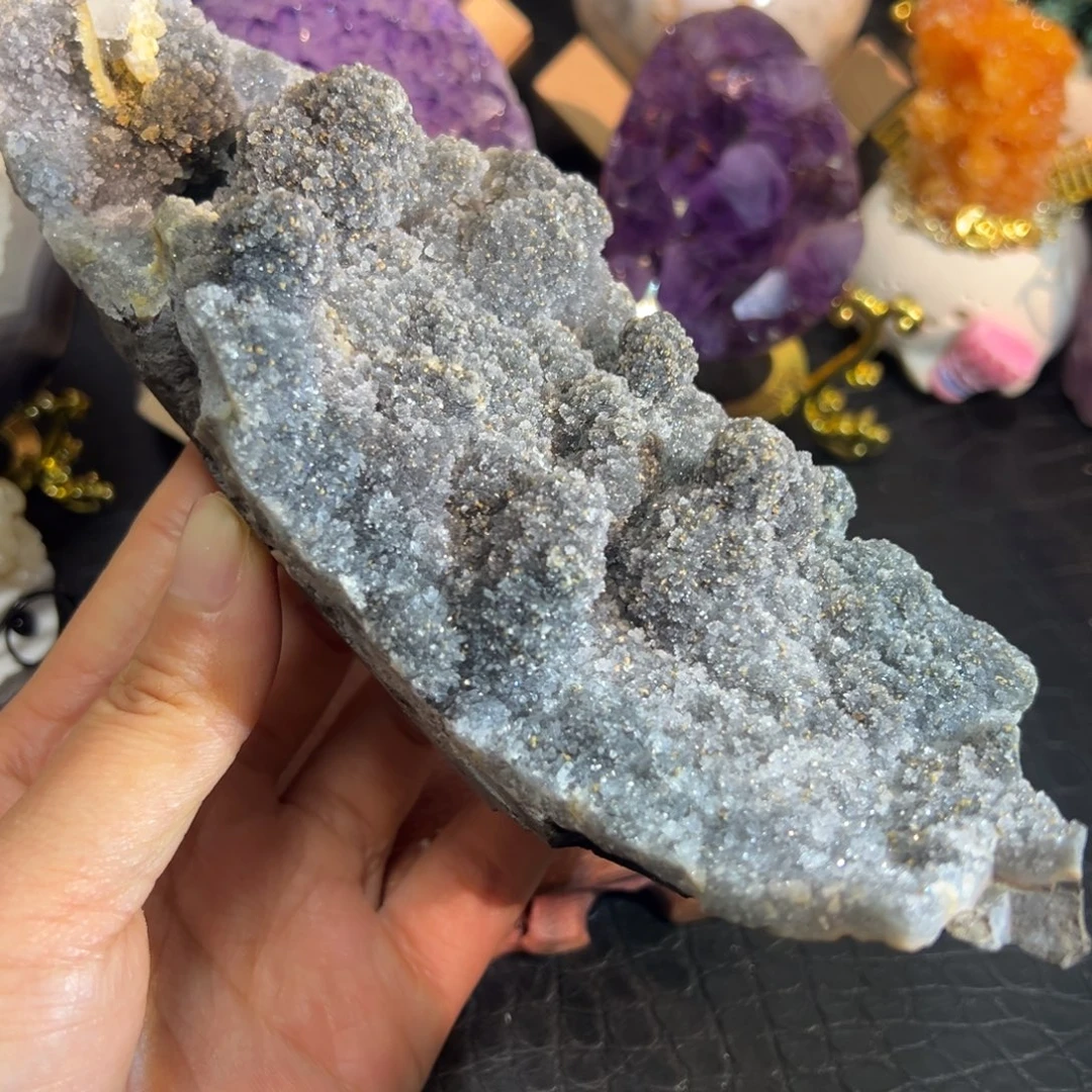 珠宝半成品未镶嵌紫晶41软糖