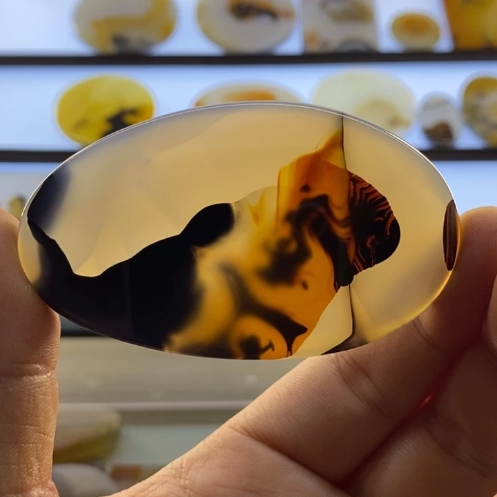 水***髙玛瑙/玉髓合金颈饰