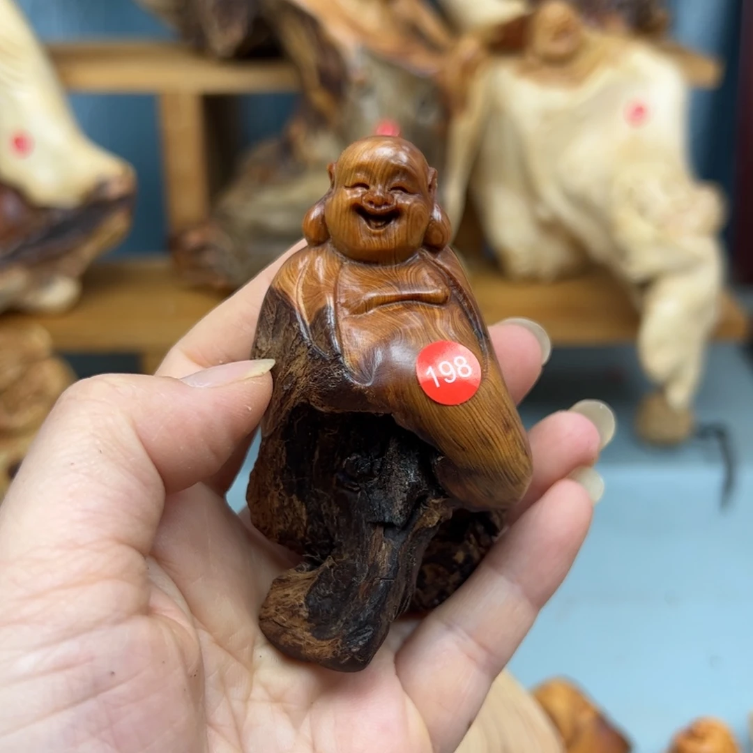 柏木崖柏木摆件手把件，18