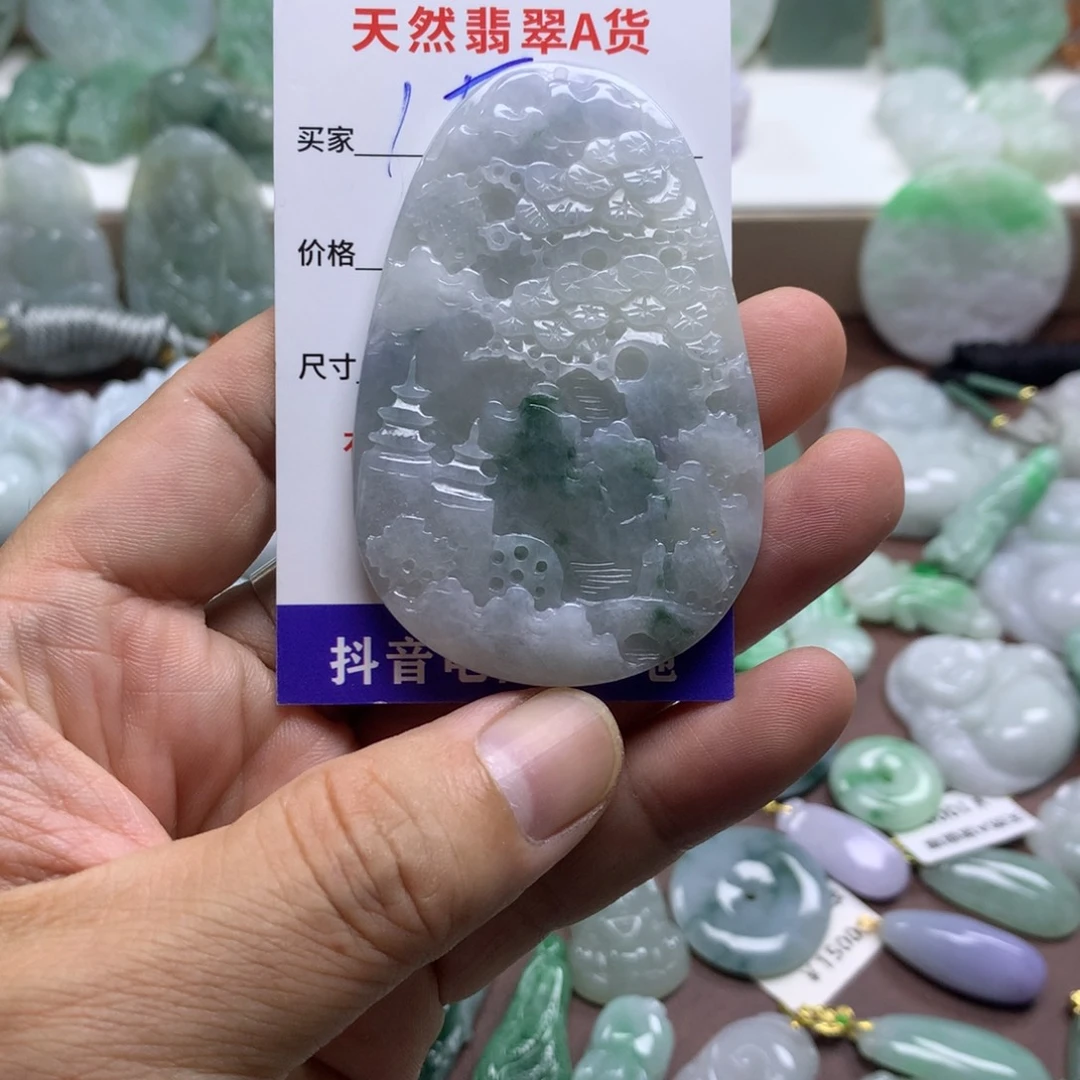 颈饰未镶嵌翡翠缅甸A货翡翠