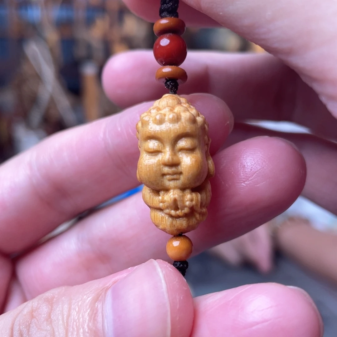 木方颜竹木艺术吊坠