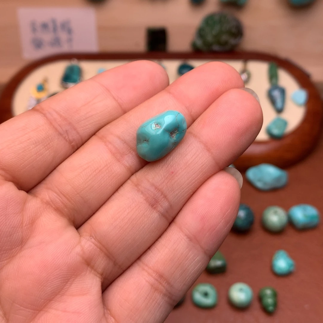 梧***鱼未镶嵌绿松石珠宝奇石