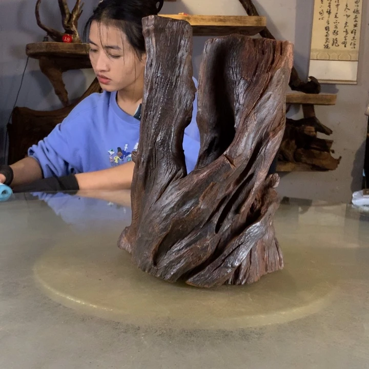 九***四天然云南紫柚木会黄水