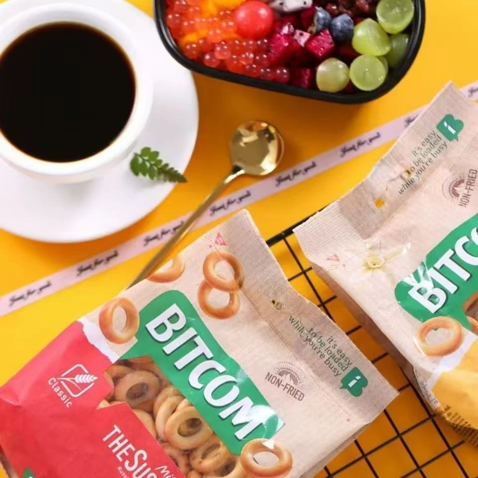 康兆优俄罗斯进口迷你多口味饱腹面包圈130g