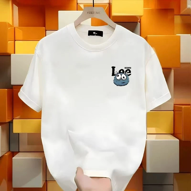 【6-1】2025纯棉男女同款纯棉T恤短袖t恤学生夏季ins潮牌潮