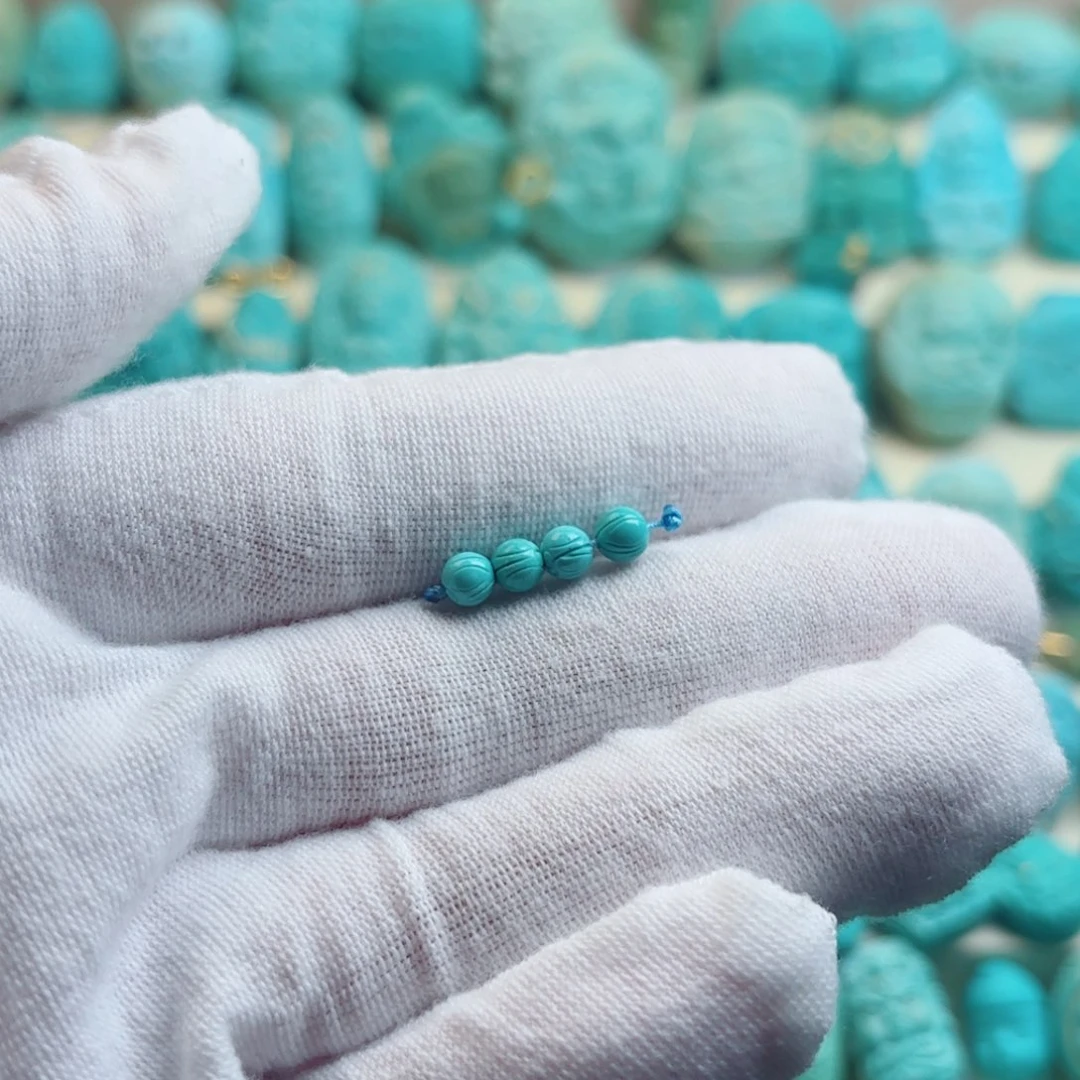 未镶嵌绿松石珠宝奇石