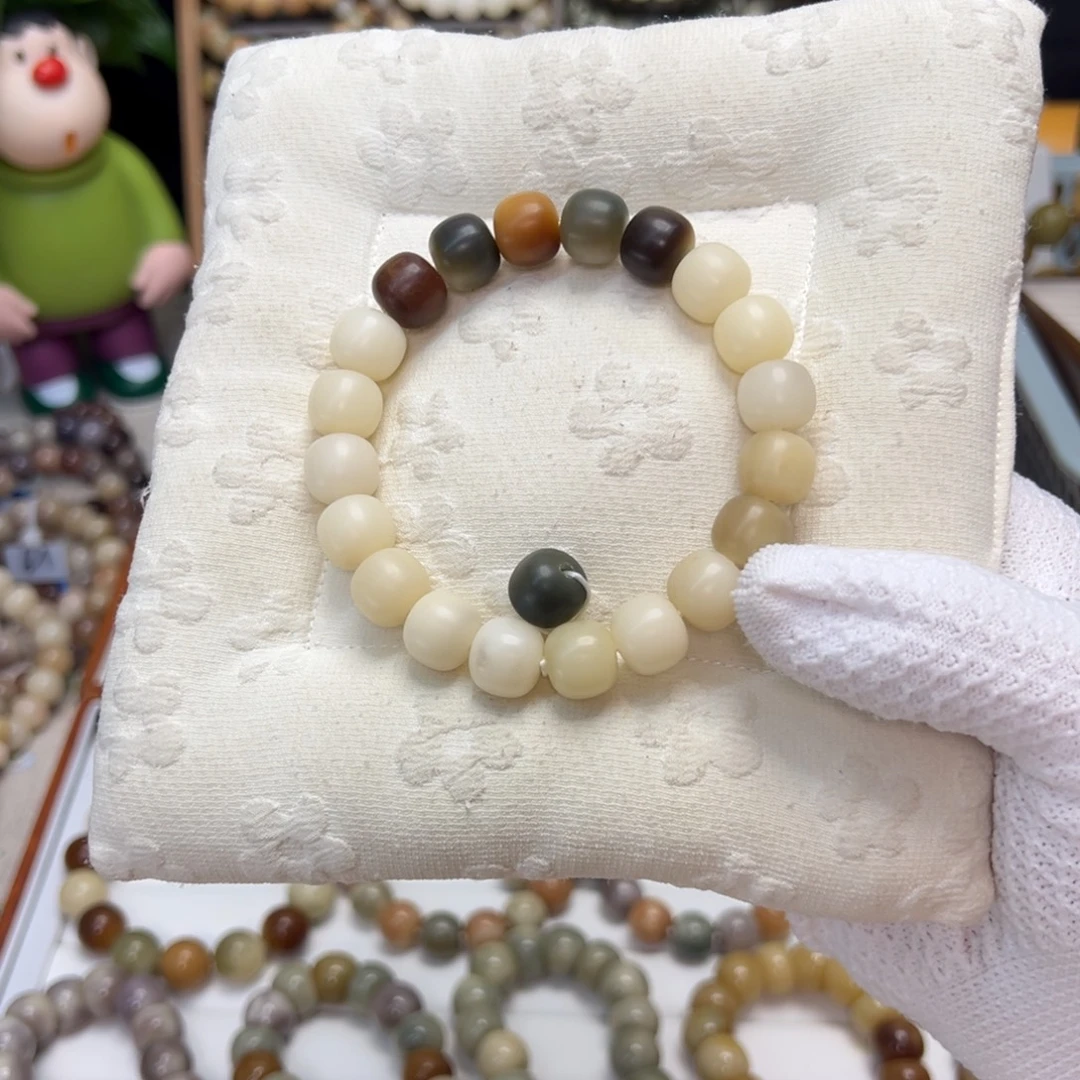 菩提根/象牙果手串卡12桶珠干磨微瑕开播福利