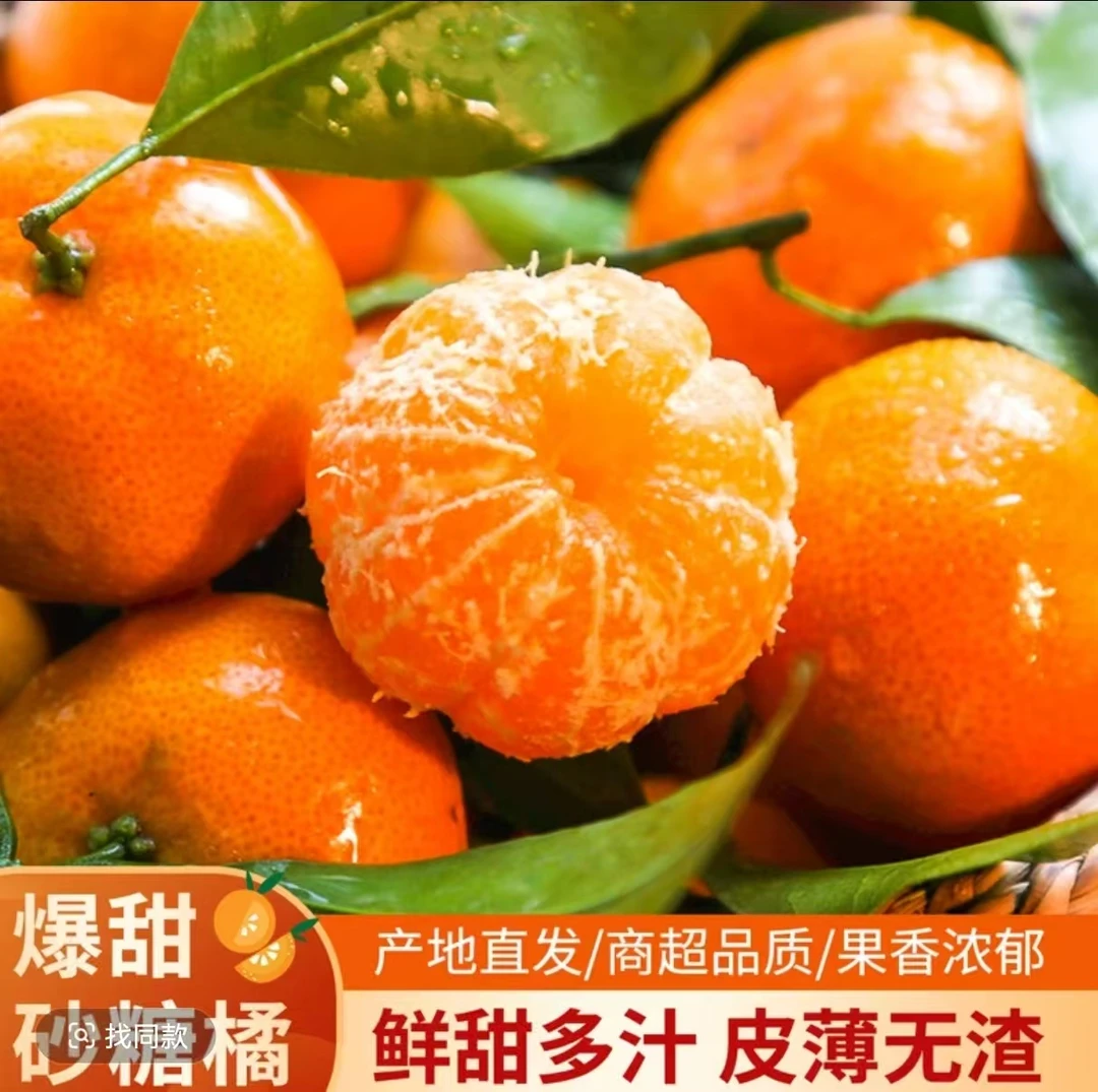 TG广西直发新鲜现摘砂糖橘精选A级爆汁无渣砂糖橘