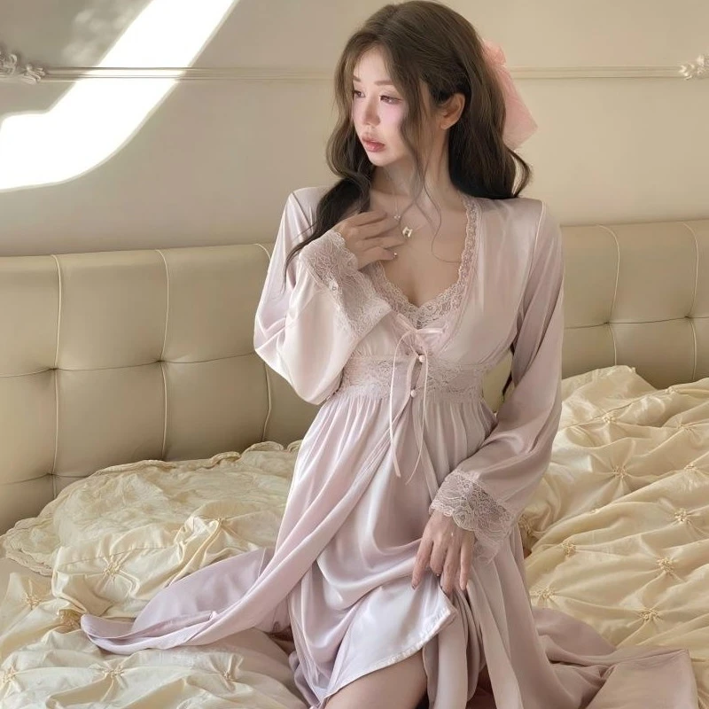 【KISS PEACH】上新季 100-150号编码缎面冰丝套装睡裙套装Aug.24
