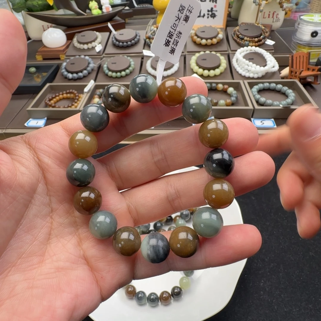 和田玉未镶嵌手链卡12特色楼兰，7