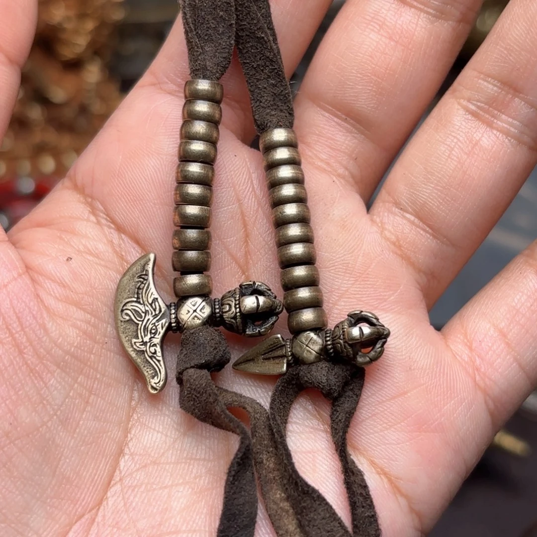 富*量铜星月菩提吊坠项链